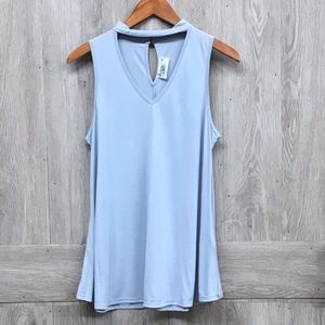 Infinity Raine Baby Blue Choker Sleeveless BB161